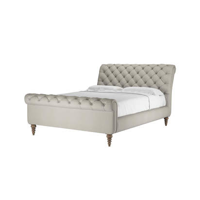 Knightsbridge King Bed in Stoneware Easy Cotton