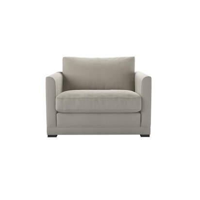 Aissa Loveseat in Stoneware Easy Cotton