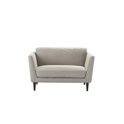 Holly Loveseat in Stoneware Easy Cotton