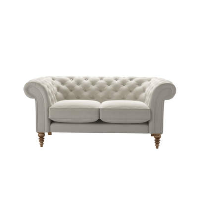 Oscar 2 Seat Sofa in Stoneware Easy Cotton