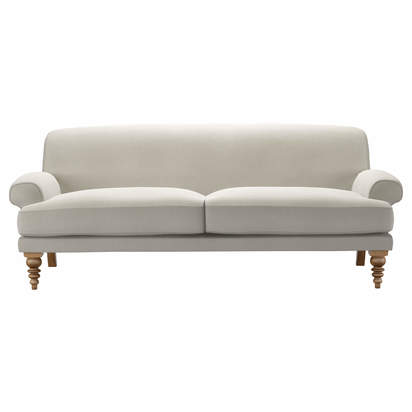 Saturday 3 Seat Sofa in Stoneware Easy Cotton