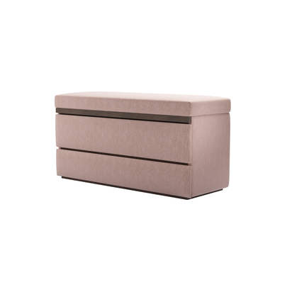 Hardy Bedside Chest of Drawers in Pavilion Pink  Brushstroke