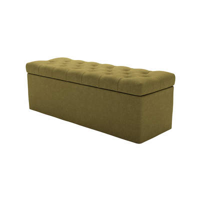 Valentin Blanket Box in Mossymere Norfolk Cotton