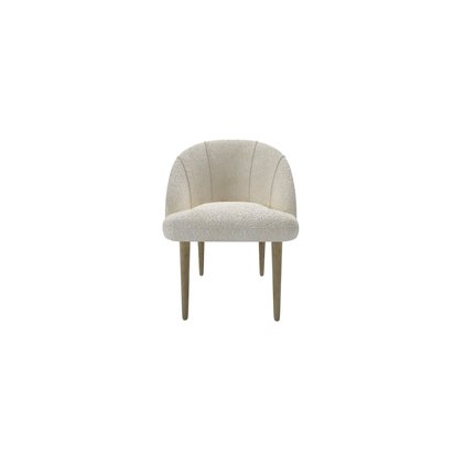 Piper Dining Chair in Oyster Luxe Boucle