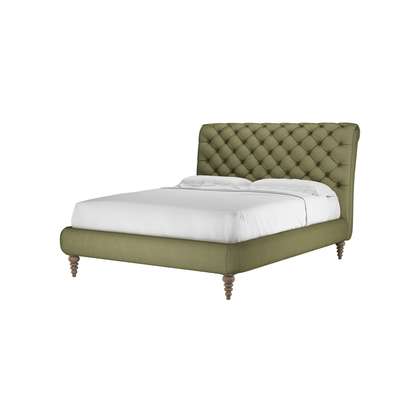 Knightsbridge (No Footboard) King Bed in Lichen Heathland Weave