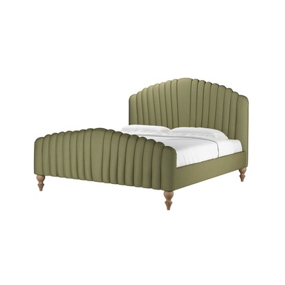 Bella Super King Bed in Lichen Heathland Weave