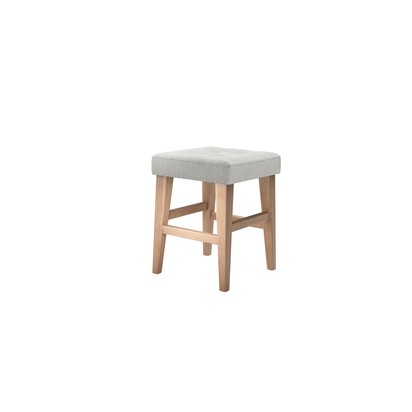 Buttons Short Stool in Shell Heathland Weave