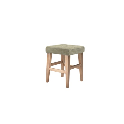 Buttons Short Stool in Palm Silky Jacquard Weave