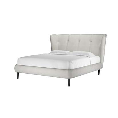 Audrey Super King Bed in Shell Heathland Weave