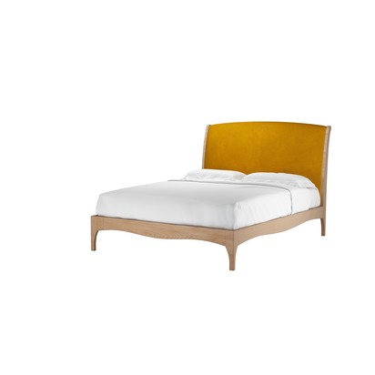 Emilia King Bed in Amber Smart Velvet