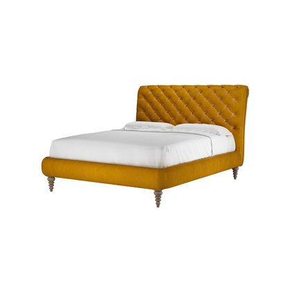 Knightsbridge (No Footboard) King Bed in Amber Smart Velvet