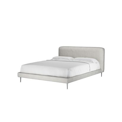 Lucy King Bed in Shell Heathland Weave