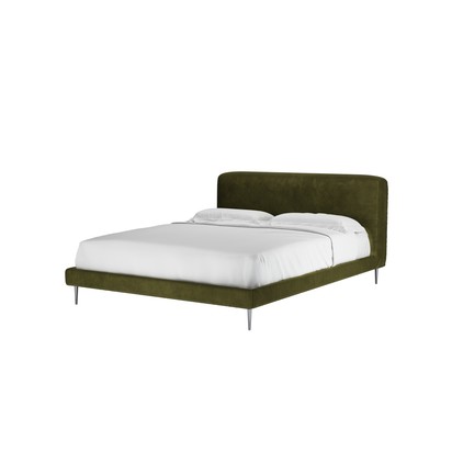 Lucy King Bed in Meadow Smart Velvet