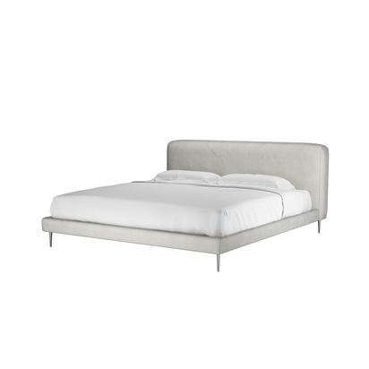 Lucy Super King Bed in Shell Heathland Weave