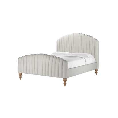 Bella King Bed in Shell Heathland Weave