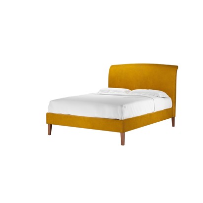 Thea King Bed in Amber Smart Velvet