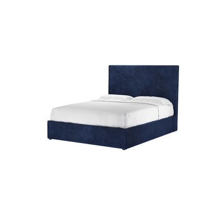 Avery 130cm King Ottoman Bed in Cruise Smart Velvet