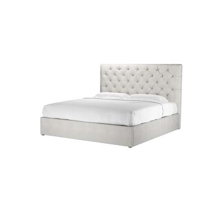 Rosalie 130cm Super King Ottoman Bed in Shell Heathland Weave