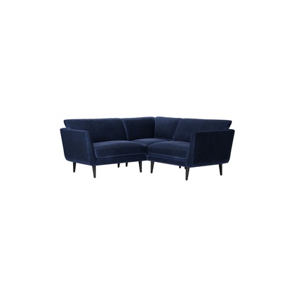 Holly Extra Small Corner Sofa in Cruise Smart Velvet