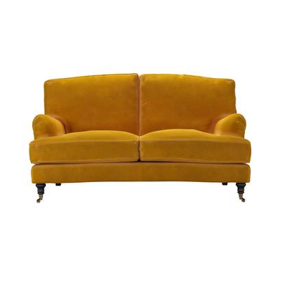 Bluebell 2 Seat Sofa in Amber Smart Velvet