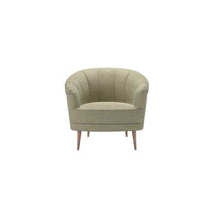 Harper Armchair in Palm Silky Jacquard Weave