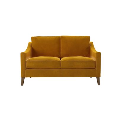 Iggy 2 Seat Sofa (breaks down) in Amber Smart Velvet