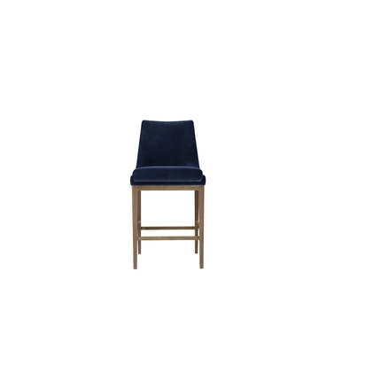 Basil Tall Stool Stool in Cruise Smart Velvet