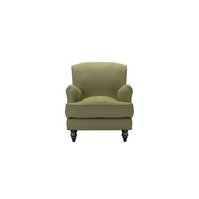 Snowdrop Small Armchair in Lichen Heathland Weave