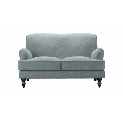 Snowdrop 2 Seat Sofa in Cornflower Silky Jacquard Weave