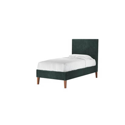 Avery 130cm Single Bed in Smokey Green Cashmere Velvet