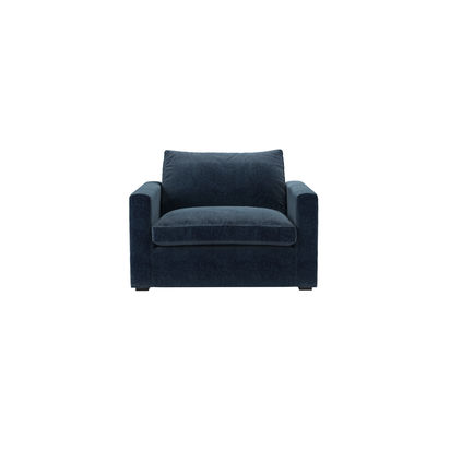 Long Island Armchair in Portland Blue Brushstroke