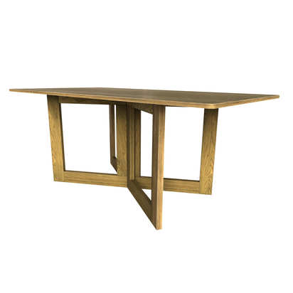 Memphis Rectangular in Black Finish Oak