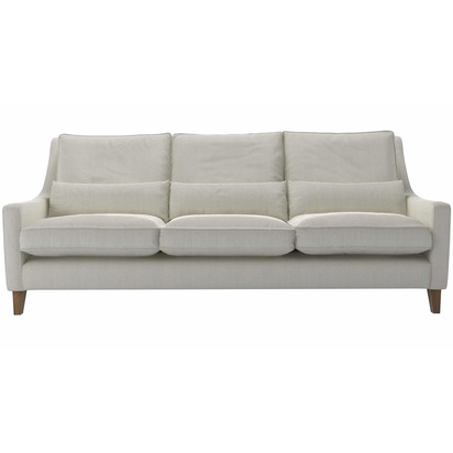 Iggy High Back 4 Seat Sofa in Clay House Herringbone Weave