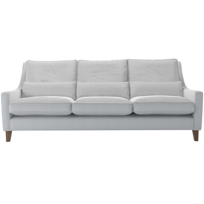 Iggy High Back 4 Seat Sofa in Pumice House Herringbone Weave