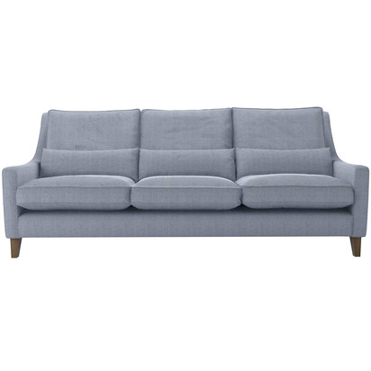 Iggy High Back 4 Seat Sofa in Uniform House Herringbone Weave