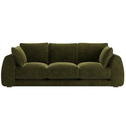 Carmel 3 Seat Sofa in Meadow Smart Velvet