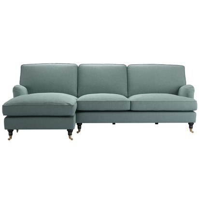 Bluebell Large LHF Chaise Sofa in Holkham Norfolk Cotton