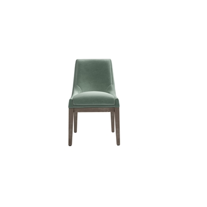 Basil Dining Chair in Sage Smart Velvet