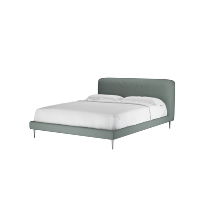 Lucy King Bed in Hidden Cove Brushed Linen Cotton