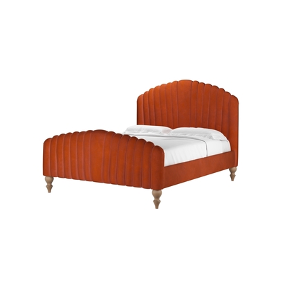 Bella King Bed in Moroccan Spice Smart Velvet