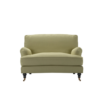 Bluebell Loveseat (breaks down) in Cardamon Brushed Linen Cotton