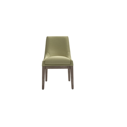 Basil Dining Chair in Cardamon Brushed Linen Cotton