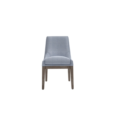 Basil Dining Chair in Uniform House Herringbone Weave