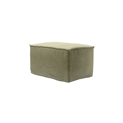 Anders Small Rectangular Footstool in Urban Nature Brushstroke