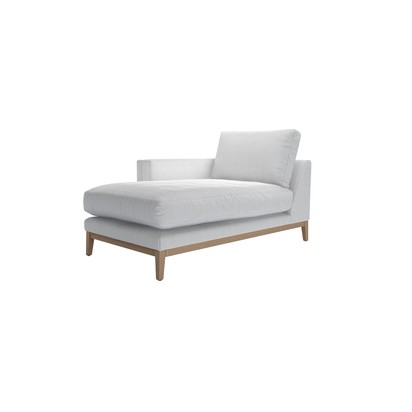 Costello LHF Chaise Armchair in Pumice House Herringbone Weave
