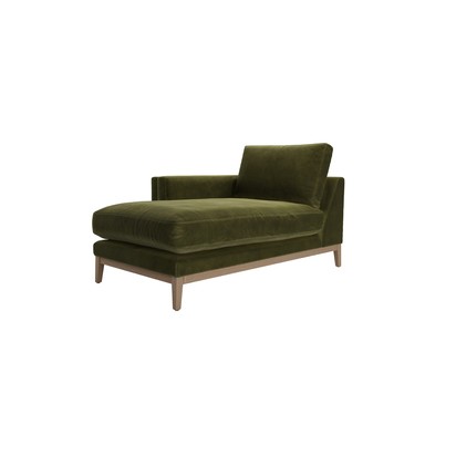 Costello LHF Chaise Armchair in Meadow Smart Velvet