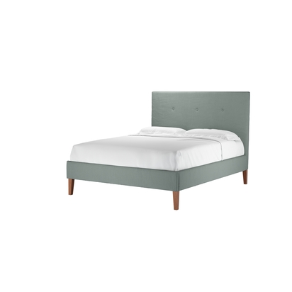Avery 130cm King Bed in Hidden Cove Brushed Linen Cotton