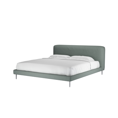 Lucy Super King Bed in Hidden Cove Brushed Linen Cotton