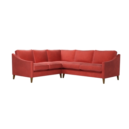Iggy LHF 2 Seat w RHF 2.5 Seat in Wild Raspberry Smart Velvet