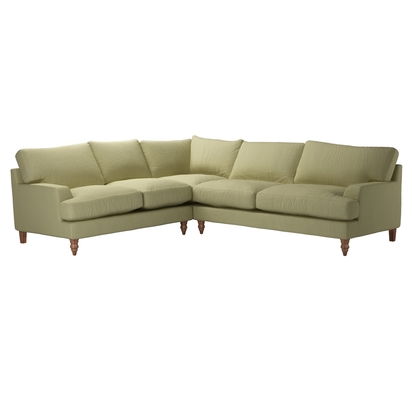 Isla LHF 2 Seat w RHF 2.5 Seat in Cardamon Brushed Linen Cotton
